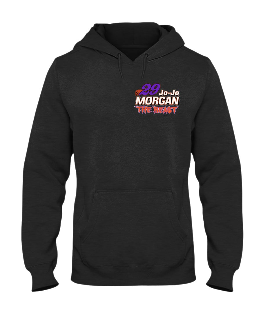 Jo-Jo Morgan 2020 Hoodie - Red Bomb Graphics - Custom Dirt Racing Shirts