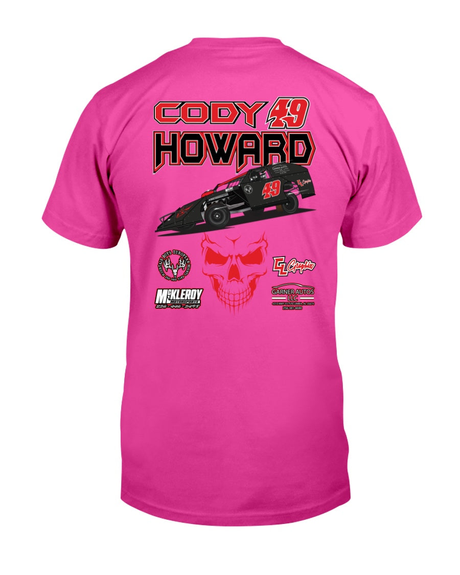 Cody Howard 2020 - Red Bomb Graphics - Custom Dirt Racing Shirts