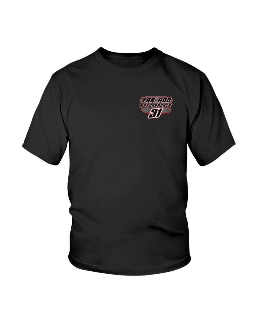 Yaa-Hoo Motorsports 2020 Youth - Red Bomb Graphics - Custom Dirt Racing Shirts