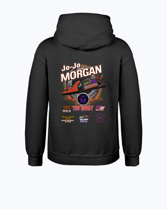 Jo-Jo Morgan 2020 Youth Hoodie - Red Bomb Graphics - Custom Dirt Racing Shirts