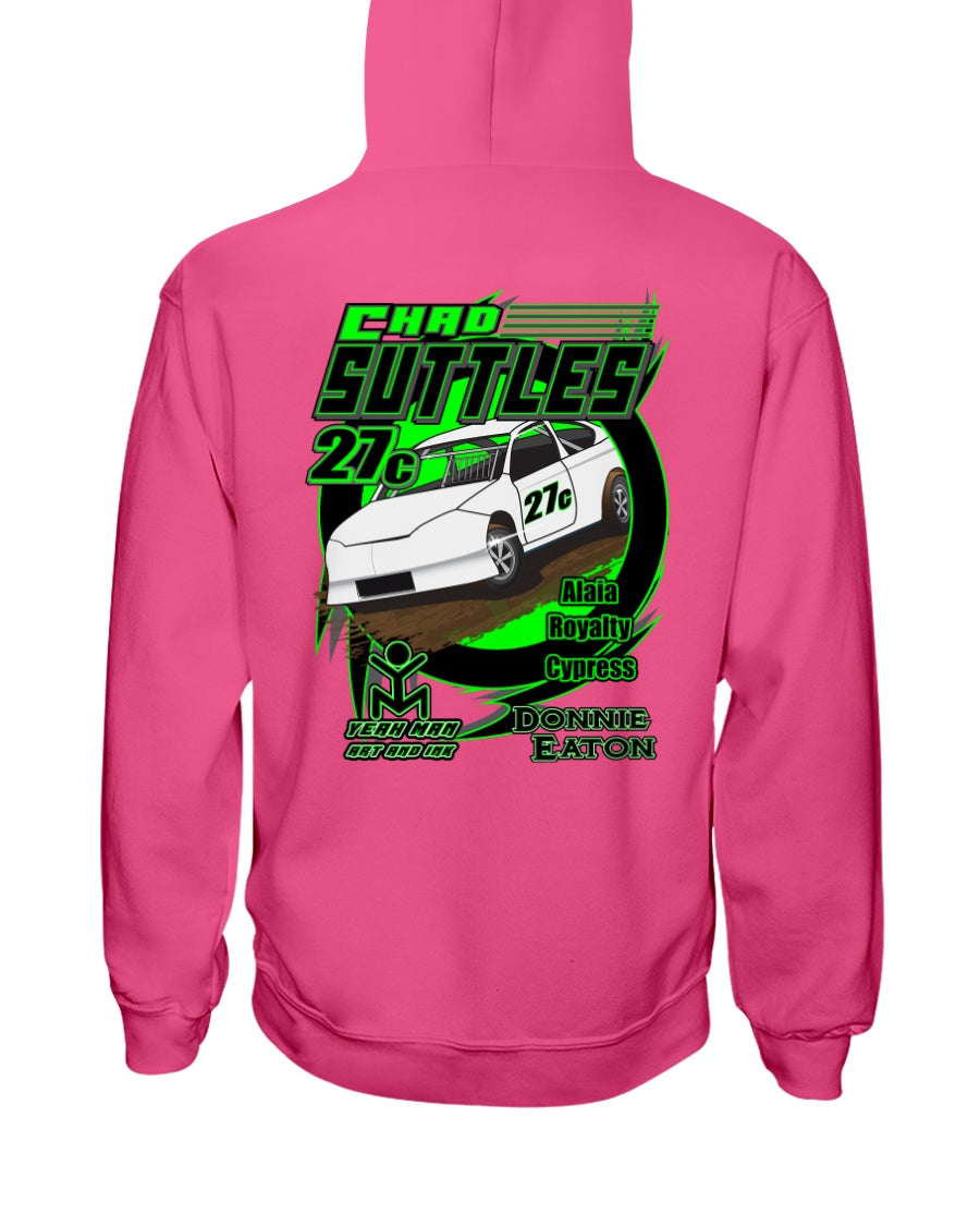 Chad Suttles 2020 Hoodie - Red Bomb Graphics - Custom Dirt Racing Shirts