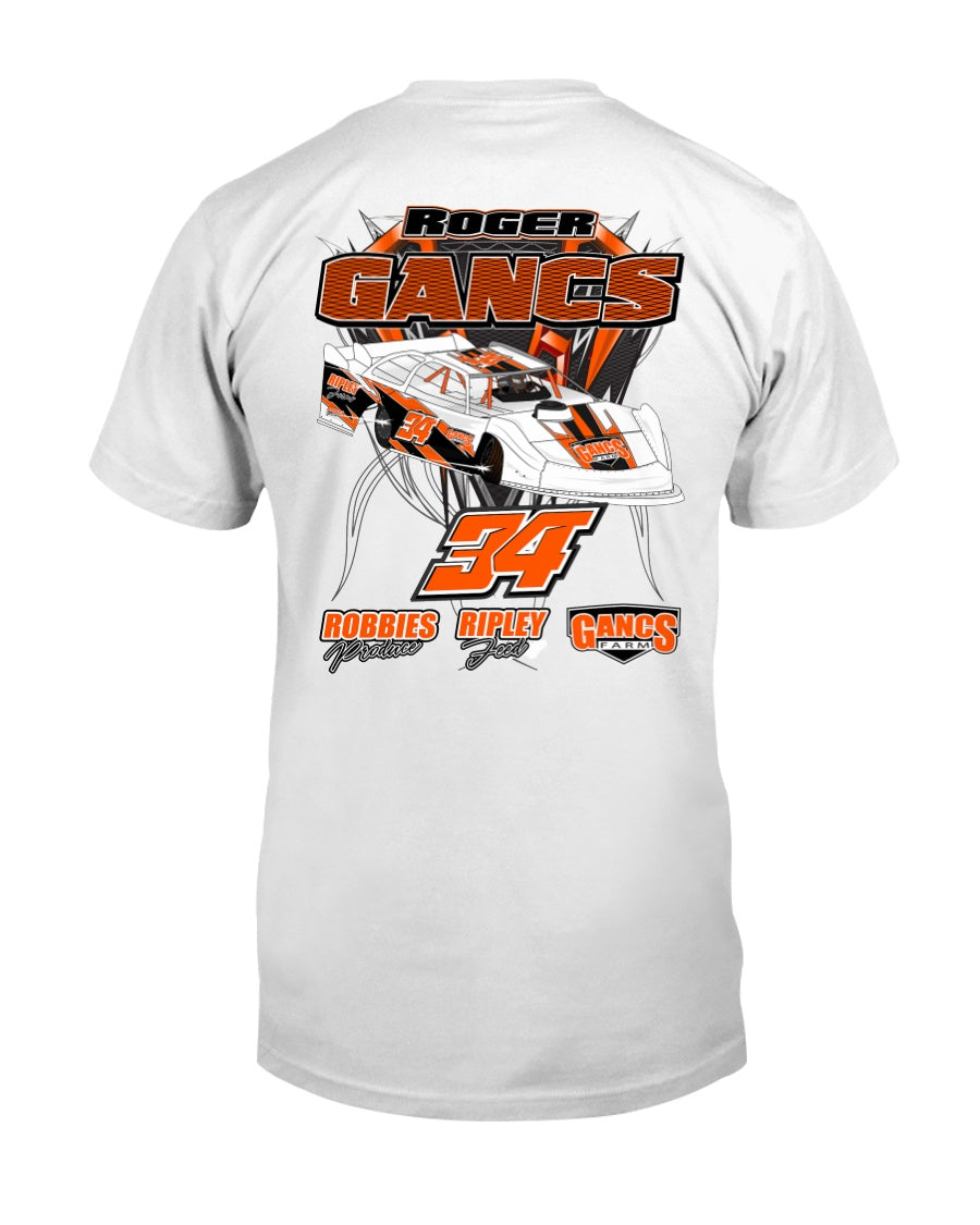 Roger Gancs 2020 - Red Bomb Graphics - Custom Dirt Racing Shirts