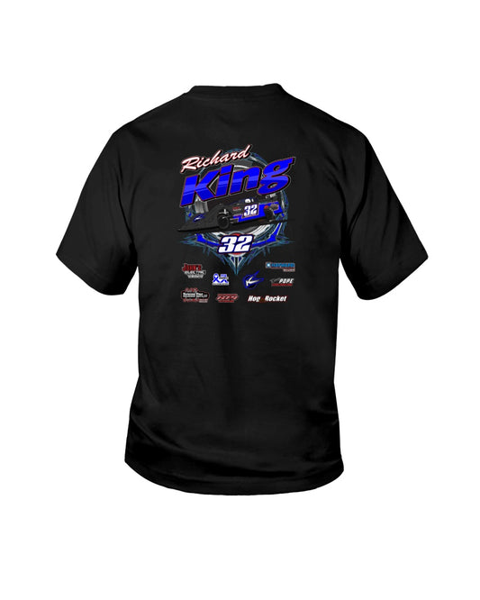 Richard King 2020 Youth - Red Bomb Graphics - Custom Dirt Racing Shirts