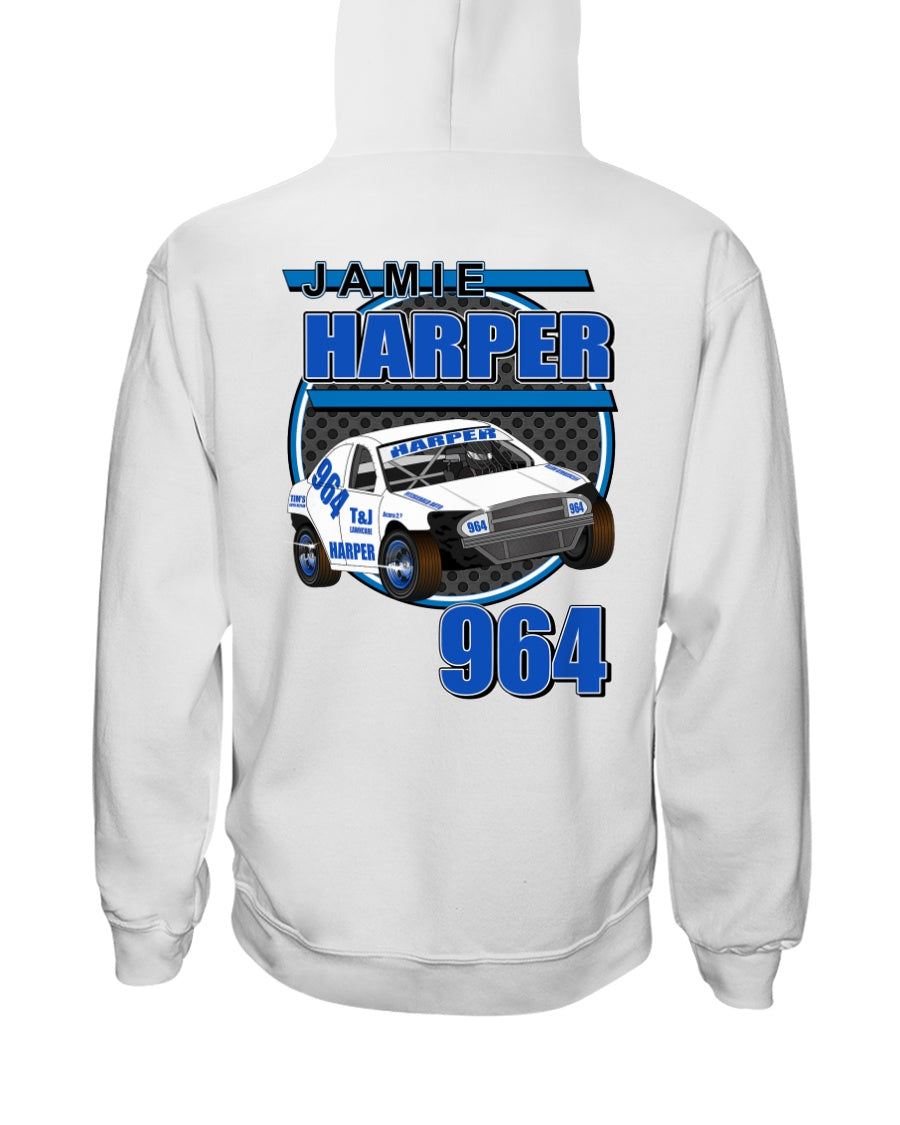 Jamie Harper 2020 Hoodie - Red Bomb Graphics - Custom Dirt Racing Shirts