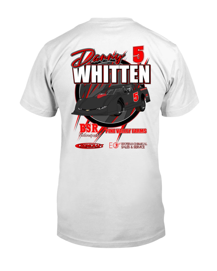 Danny Whitten 2020 - Red Bomb Graphics - Custom Dirt Racing Shirts