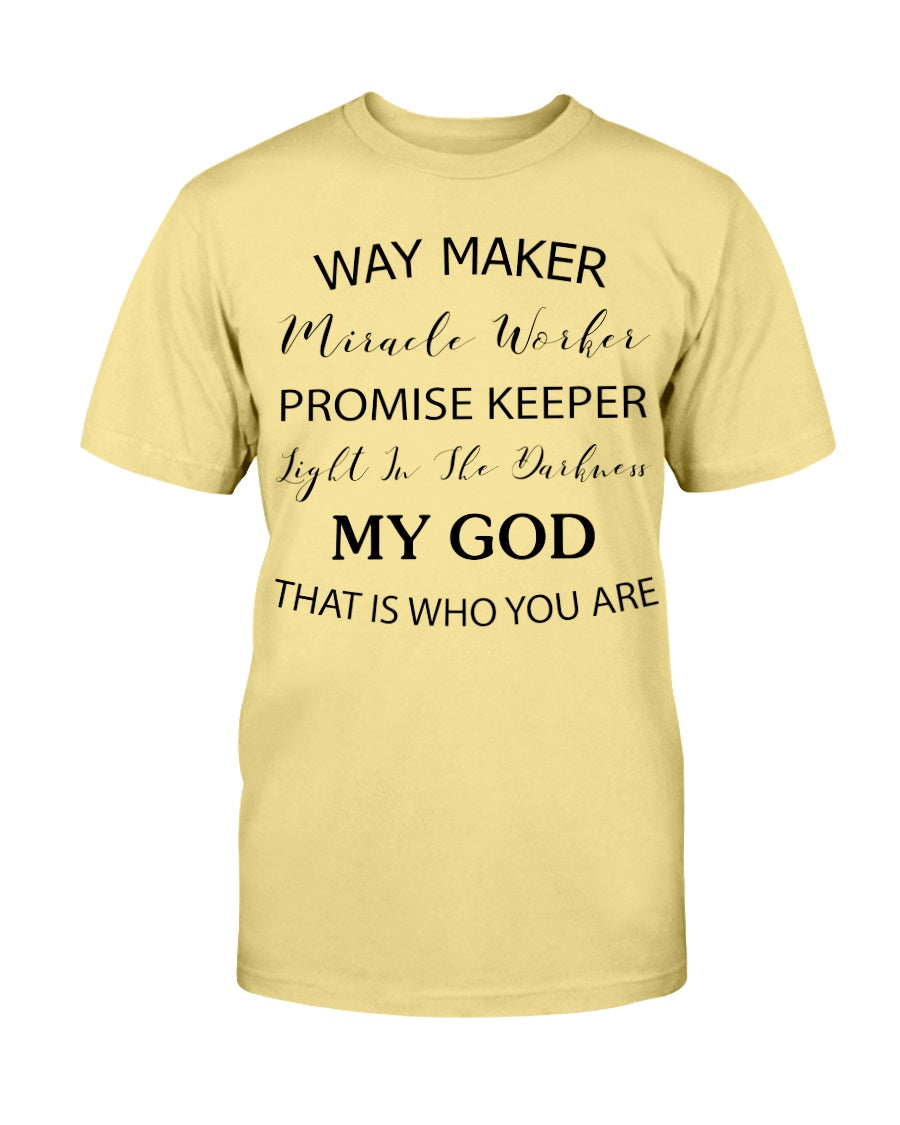 Way Maker Lyrics Shirt - Red Bomb Graphics - Custom Dirt Racing Shirts