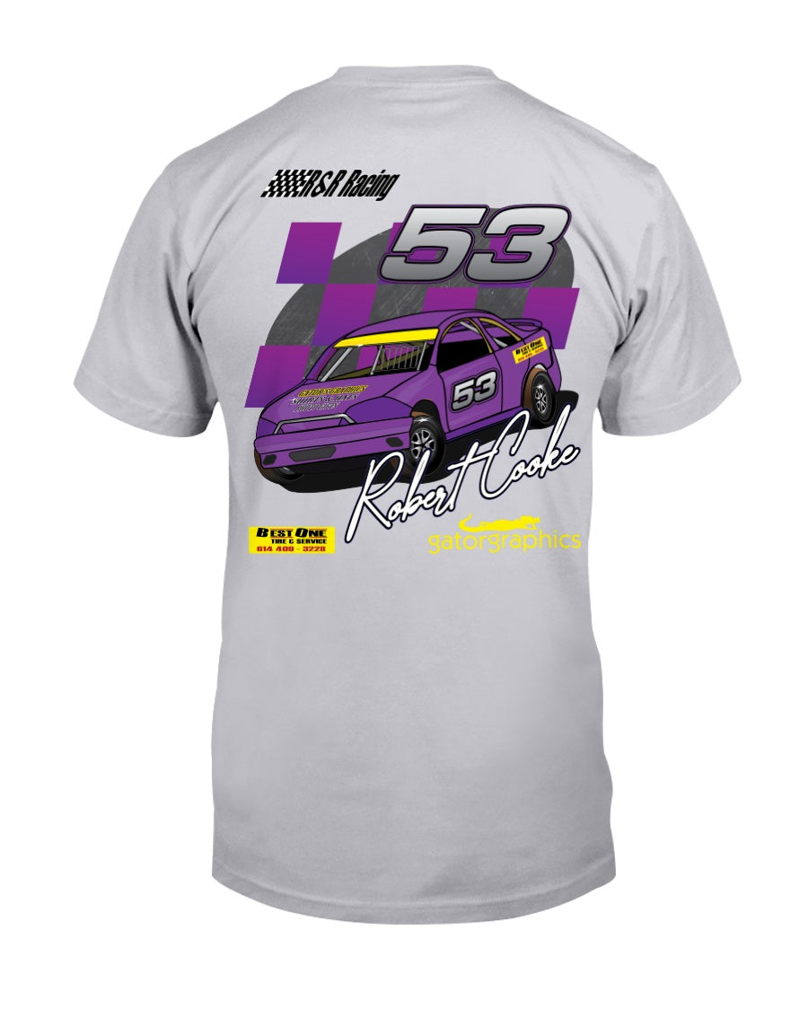 Robert Cooke 2020 - Red Bomb Graphics - Custom Dirt Racing Shirts