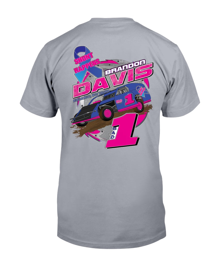 Brandon Davis 2020 - Red Bomb Graphics - Custom Dirt Racing Shirts