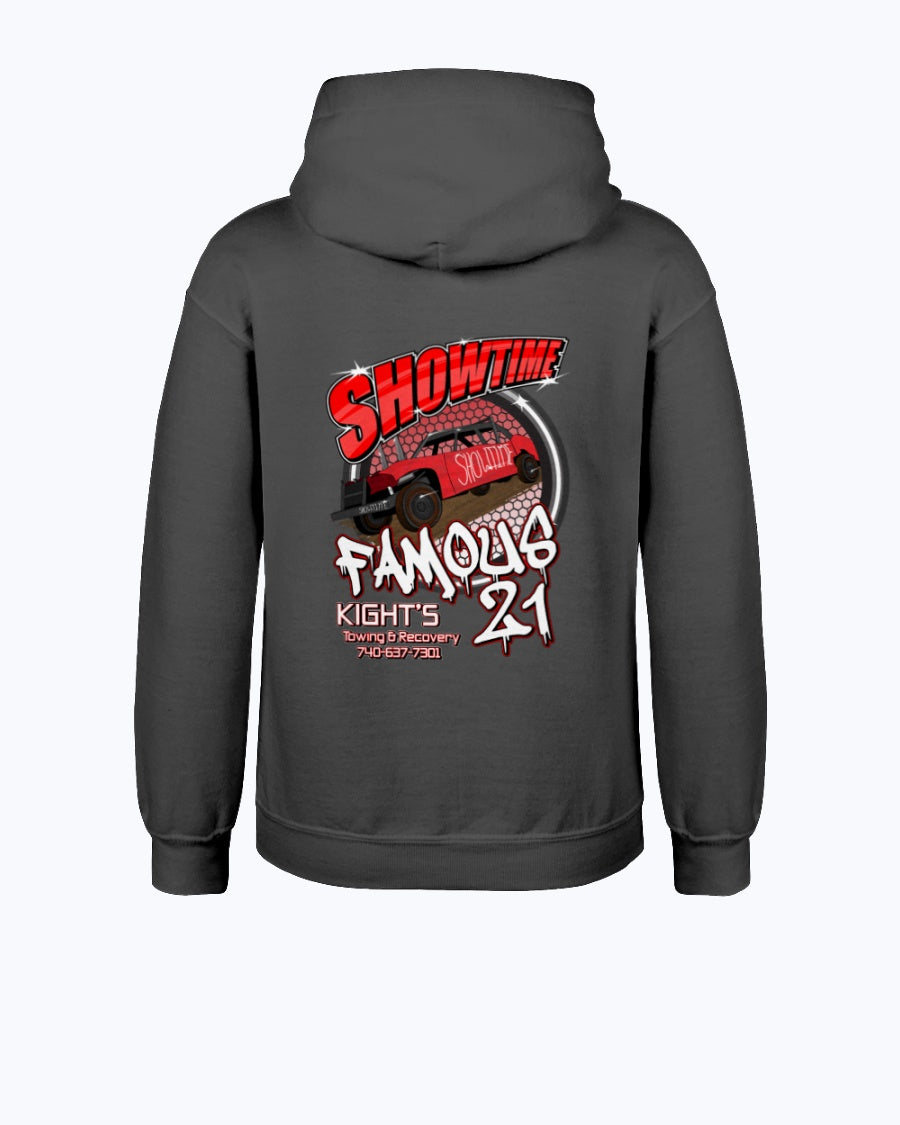 Showtime 2020 Youth Hoodie - Red Bomb Graphics - Custom Dirt Racing Shirts