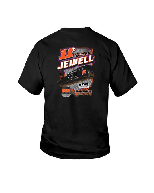 Darren Jewell 2020 Youth - Red Bomb Graphics - Custom Dirt Racing Shirts