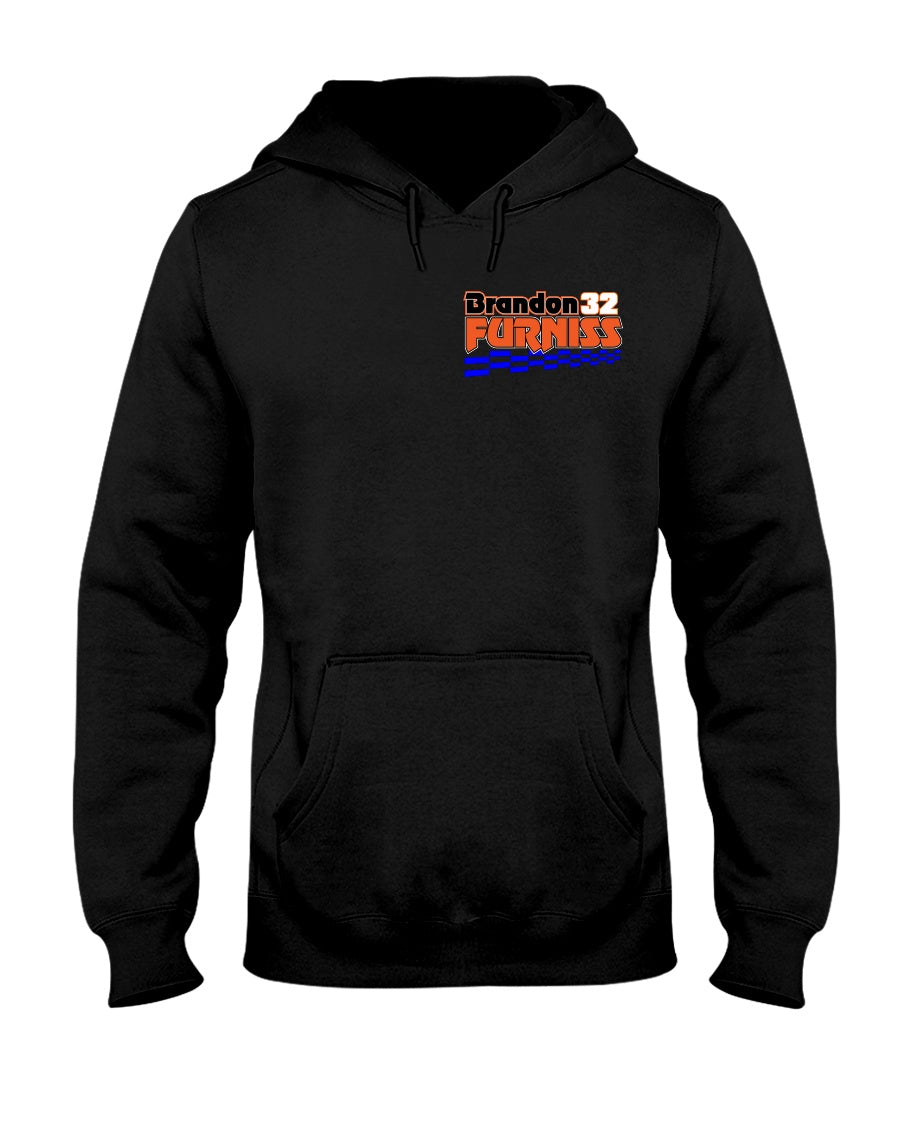 Brandon Furniss 2020 Champion Hoodie - Red Bomb Graphics - Custom Dirt Racing Shirts