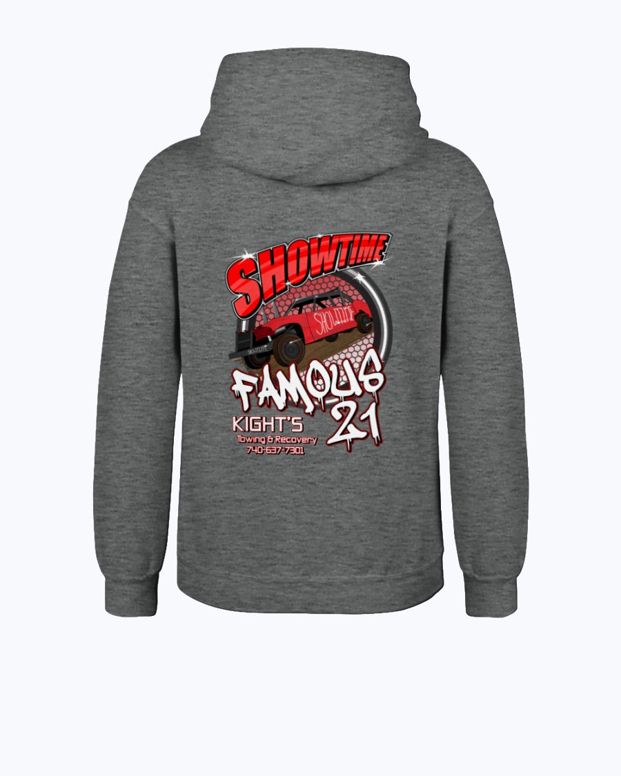 Showtime 2020 Youth Hoodie - Red Bomb Graphics - Custom Dirt Racing Shirts