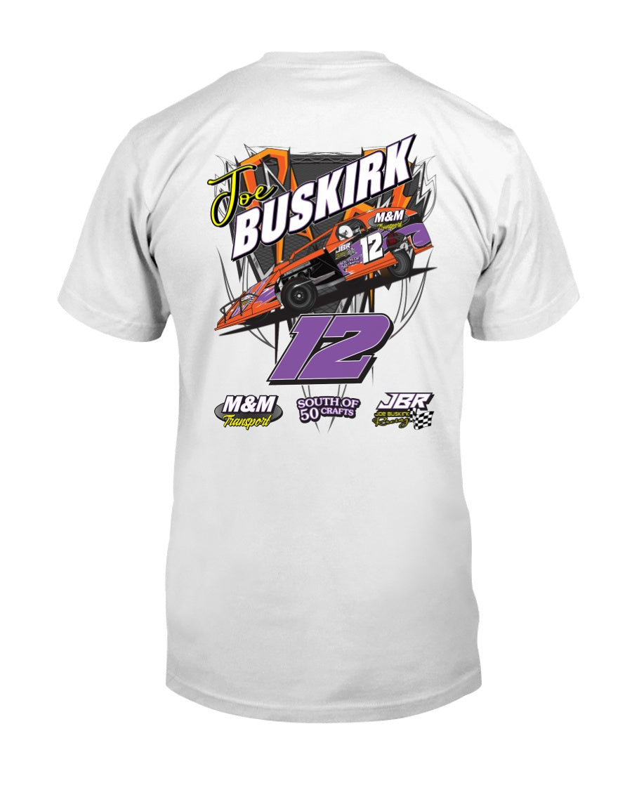 Joe Buskirk 2020 - Red Bomb Graphics - Custom Dirt Racing Shirts