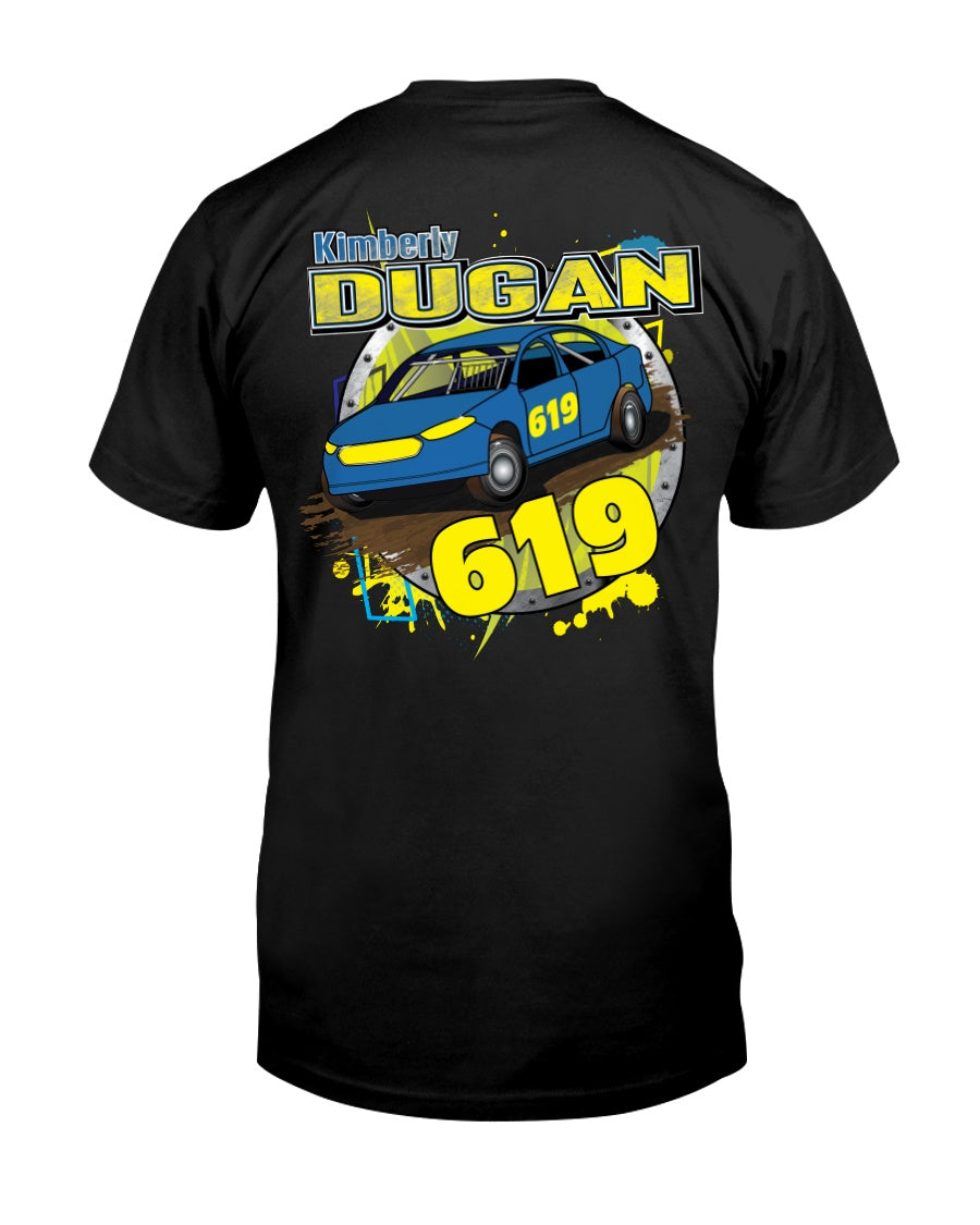 Kimberly Dugan 2020 - Red Bomb Graphics - Custom Dirt Racing Shirts