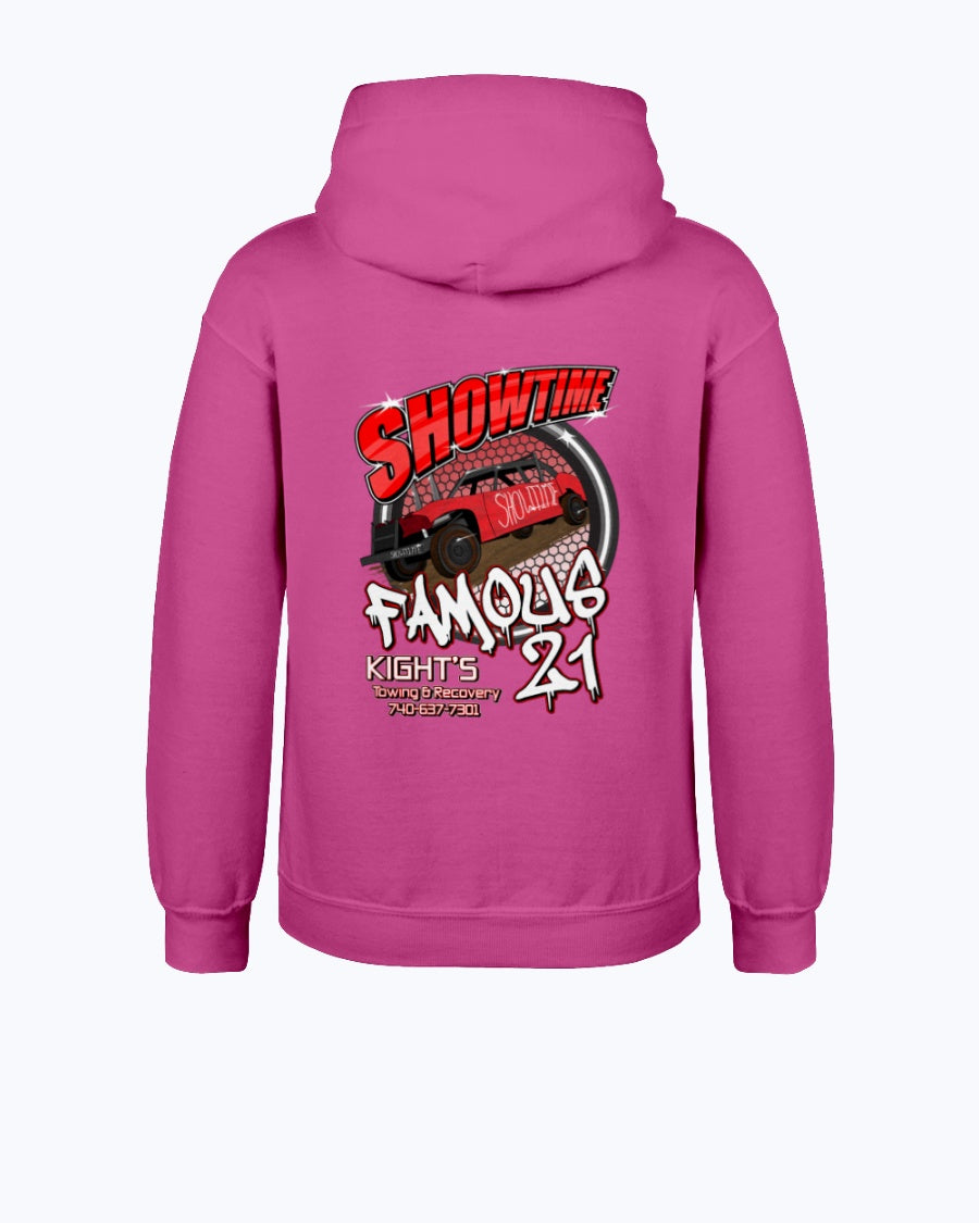 Showtime 2020 Youth Hoodie - Red Bomb Graphics - Custom Dirt Racing Shirts