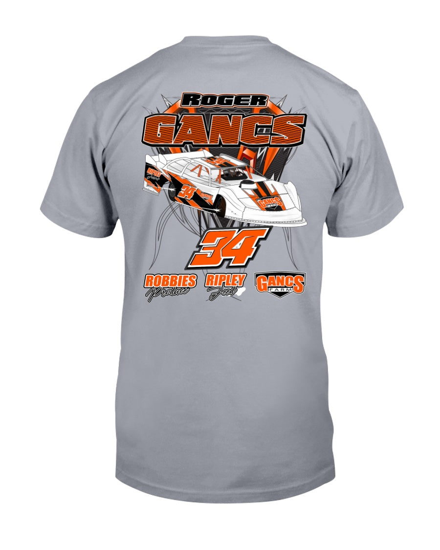 Roger Gancs 2020 - Red Bomb Graphics - Custom Dirt Racing Shirts