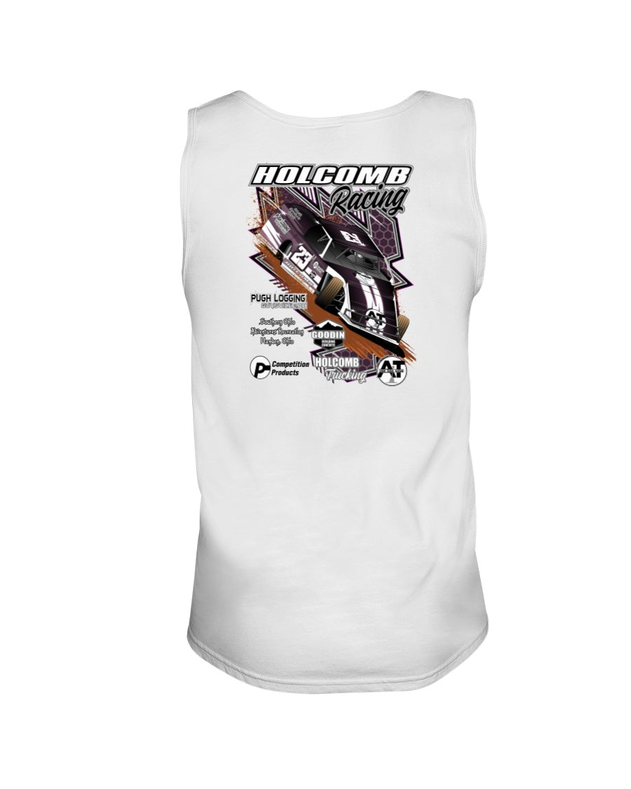 Holcomb Racing 2020 Unisex Tank - Red Bomb Graphics - Custom Dirt Racing Shirts