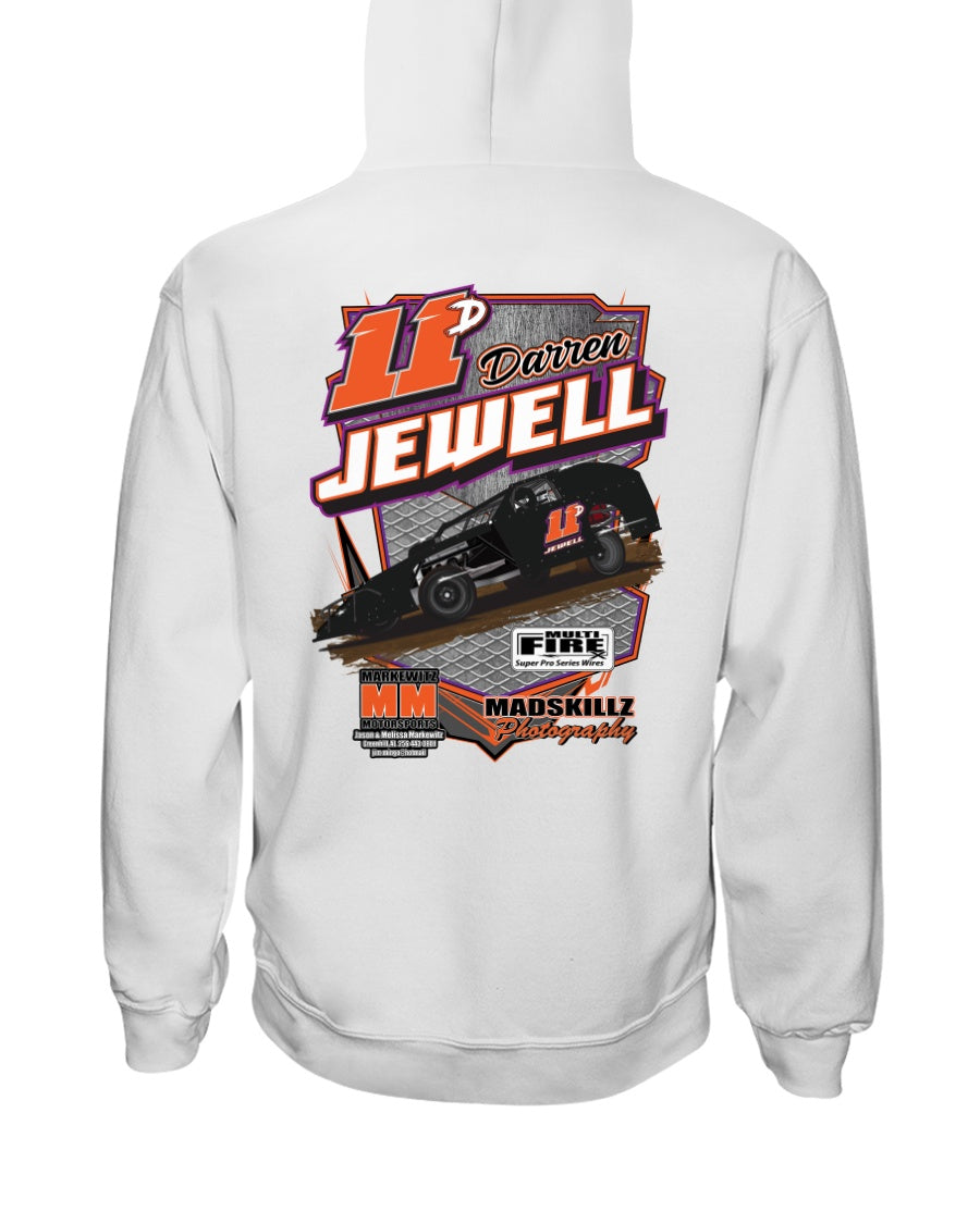 Darren Jewell 200 Hoodie - Red Bomb Graphics - Custom Dirt Racing Shirts