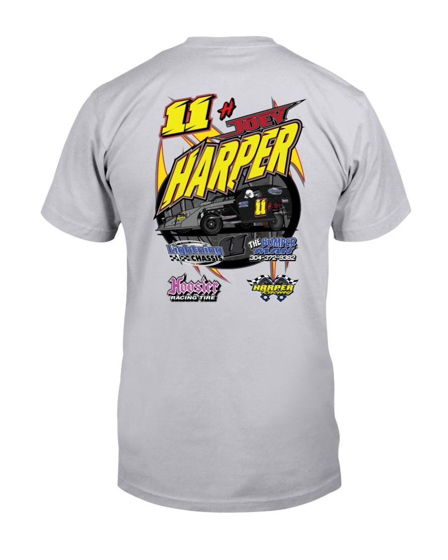 Joey Harper 2020 - Red Bomb Graphics - Custom Dirt Racing Shirts