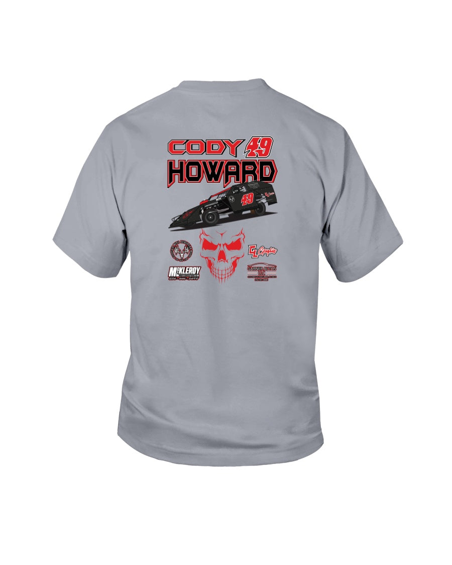 Cody Howard 2020 Youth - Red Bomb Graphics - Custom Dirt Racing Shirts