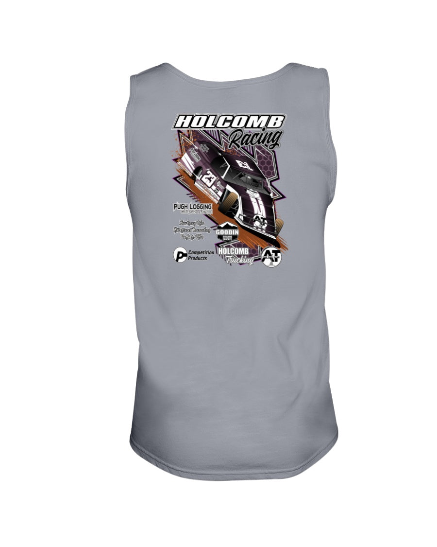 Holcomb Racing 2020 Unisex Tank - Red Bomb Graphics - Custom Dirt Racing Shirts