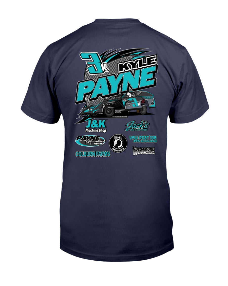 Kyle Payne 2020 - Red Bomb Graphics - Custom Dirt Racing Shirts