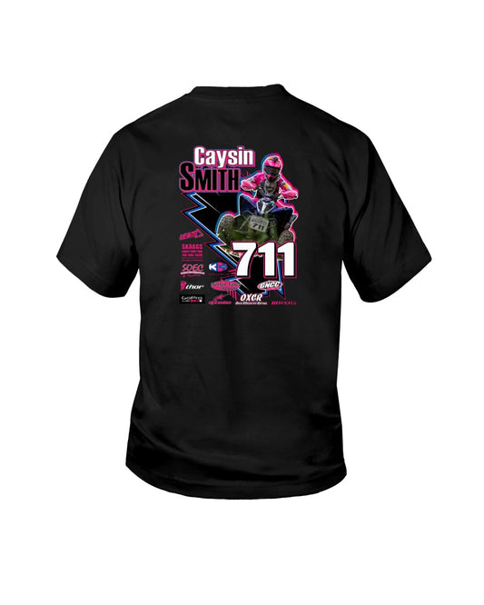 Caysin Smith 2020 Youth - Red Bomb Graphics - Custom Dirt Racing Shirts