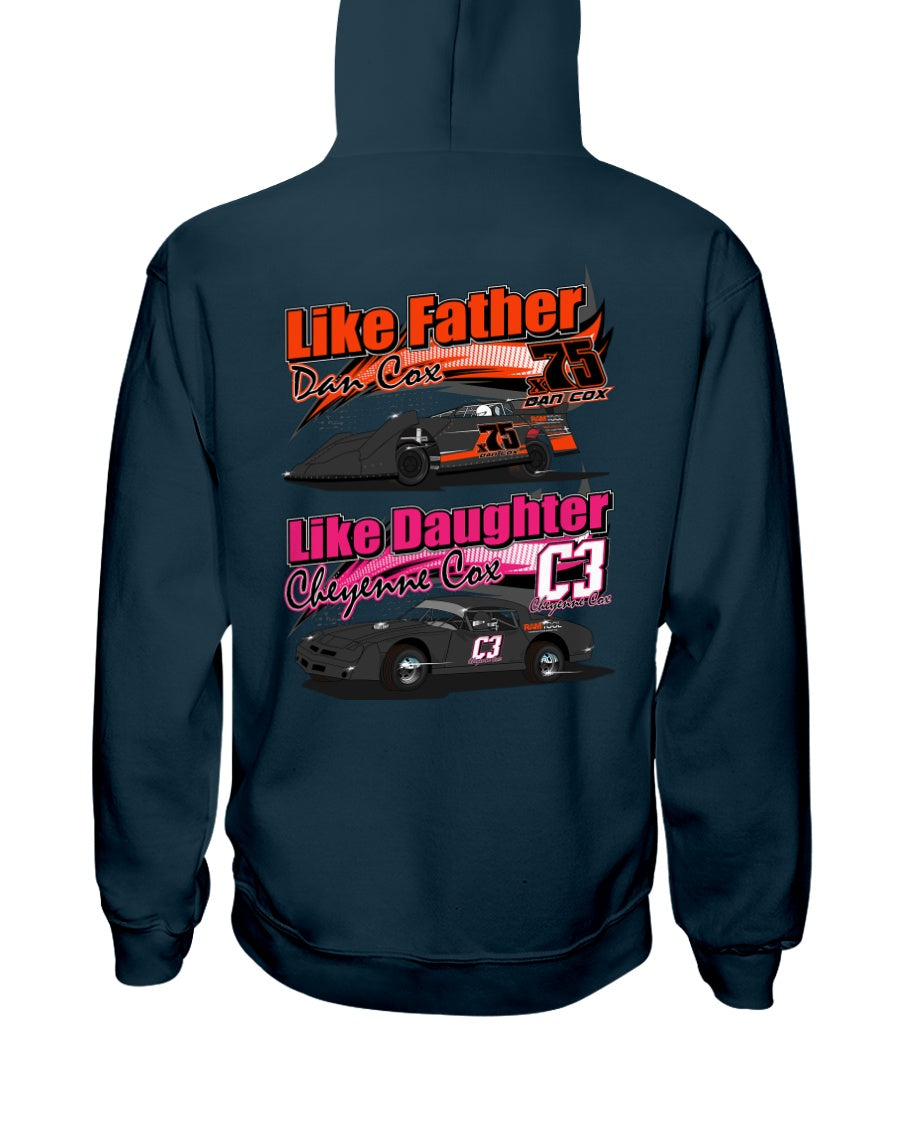 Cox Racing 2020 Hoodie - Red Bomb Graphics - Custom Dirt Racing Shirts