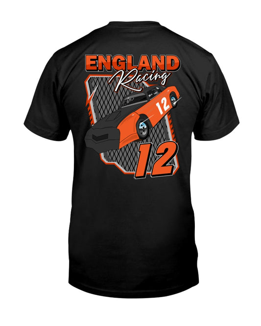 England Racing - Red Bomb Graphics - Custom Dirt Racing Shirts