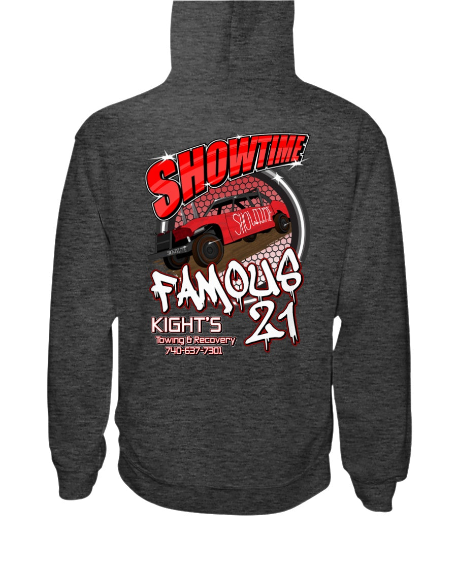 Showtime 2020 Hoodie - Red Bomb Graphics - Custom Dirt Racing Shirts