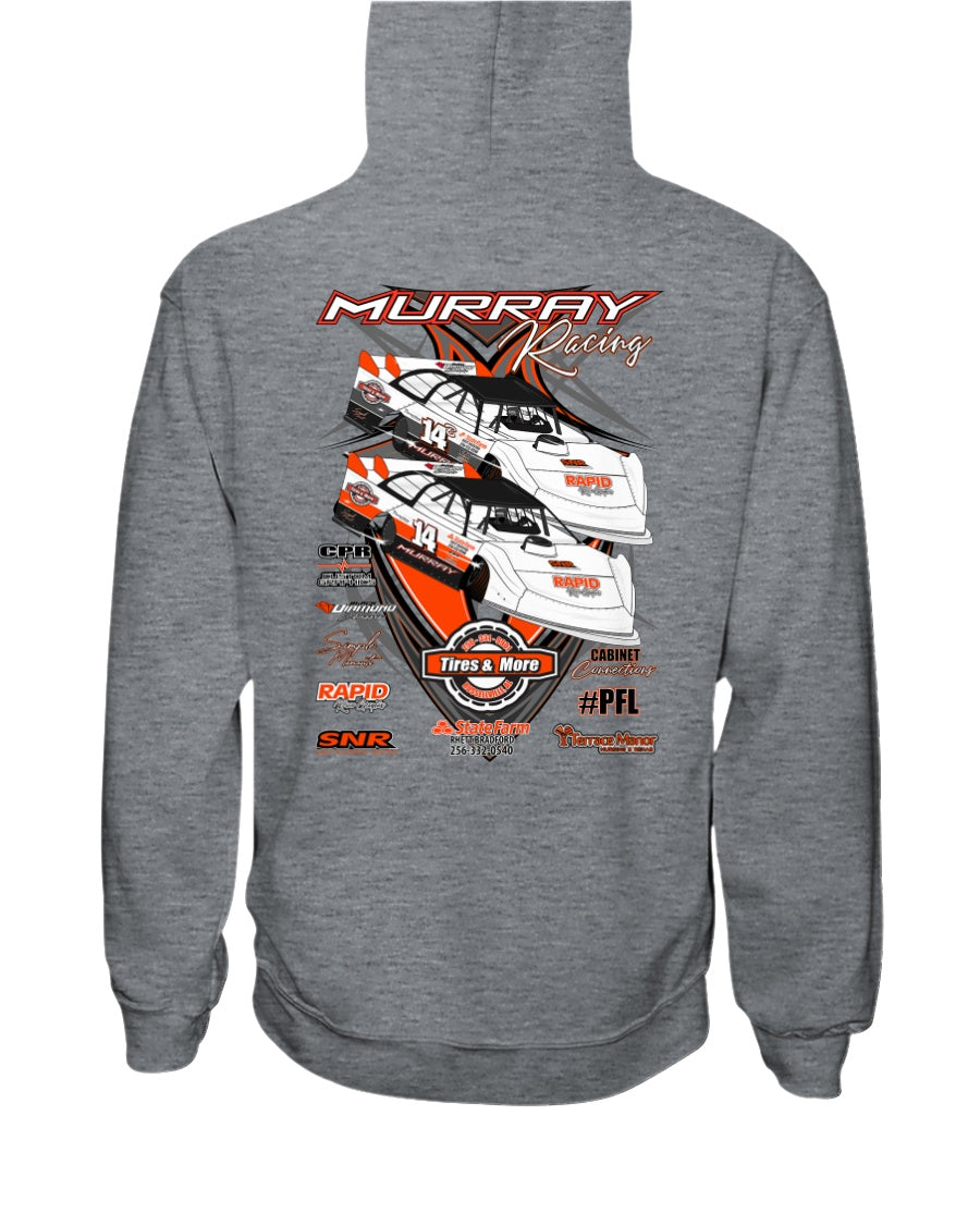 Murray Racing 2020 Hoodie - Red Bomb Graphics - Custom Dirt Racing Shirts