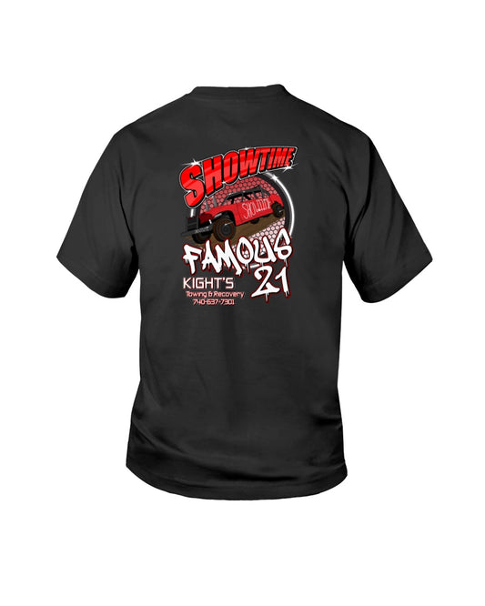 Showtime 2020 Youth - Red Bomb Graphics - Custom Dirt Racing Shirts