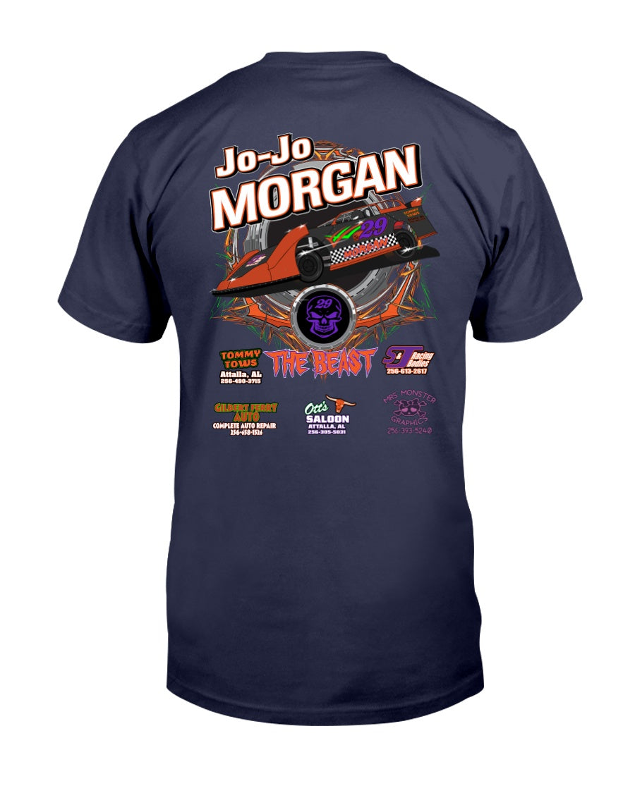 Jo-Jo Morgan 2020 - Red Bomb Graphics - Custom Dirt Racing Shirts