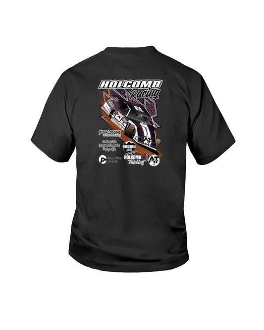 Holcomb Racing 2020 Youth - Red Bomb Graphics - Custom Dirt Racing Shirts