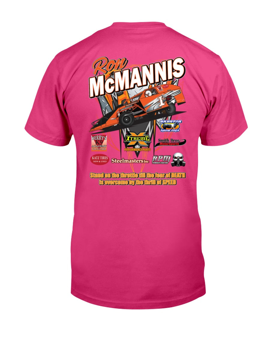 Ron McMannis 2020 - Red Bomb Graphics - Custom Dirt Racing Shirts