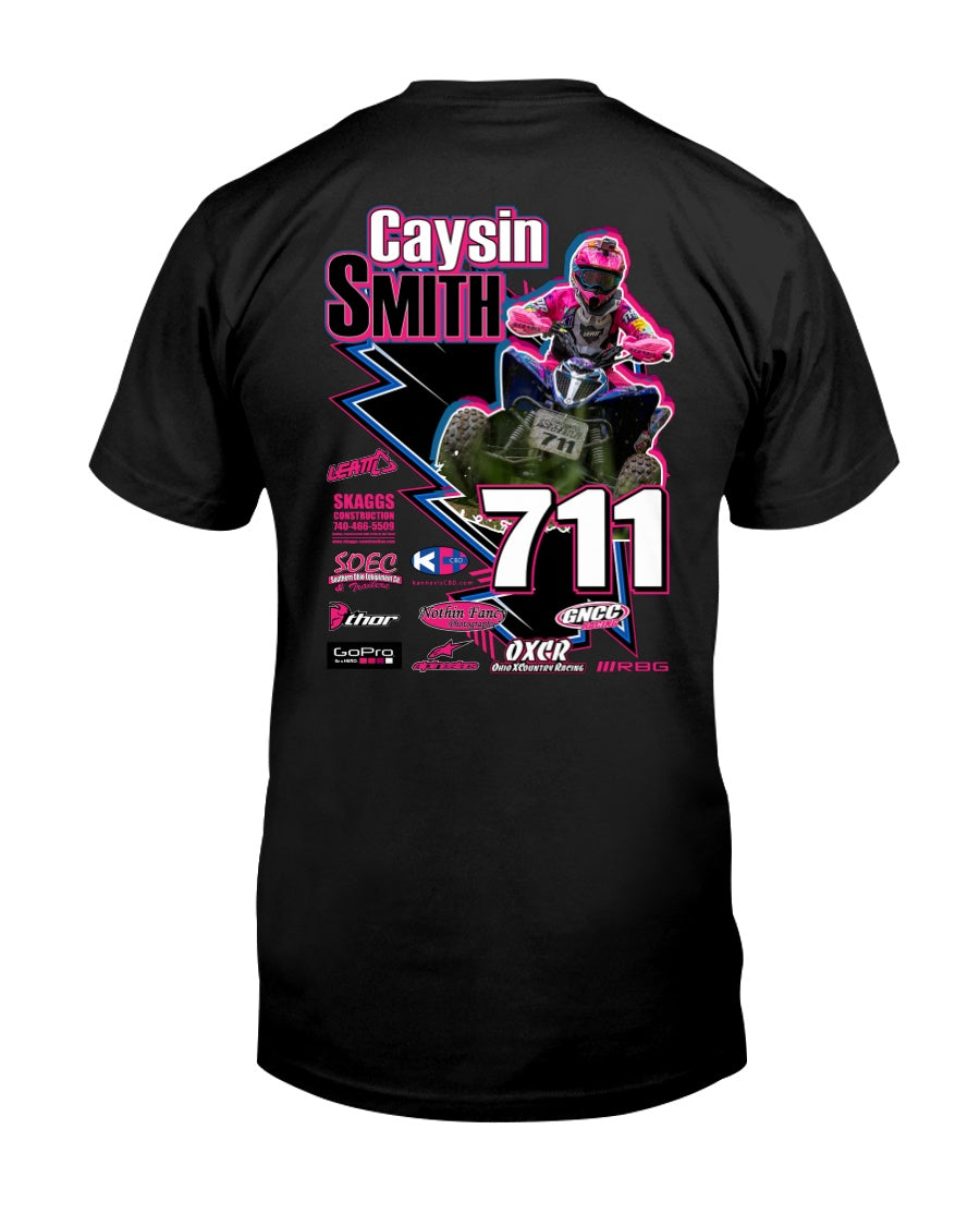 Caysin Smith 2020 - Red Bomb Graphics - Custom Dirt Racing Shirts