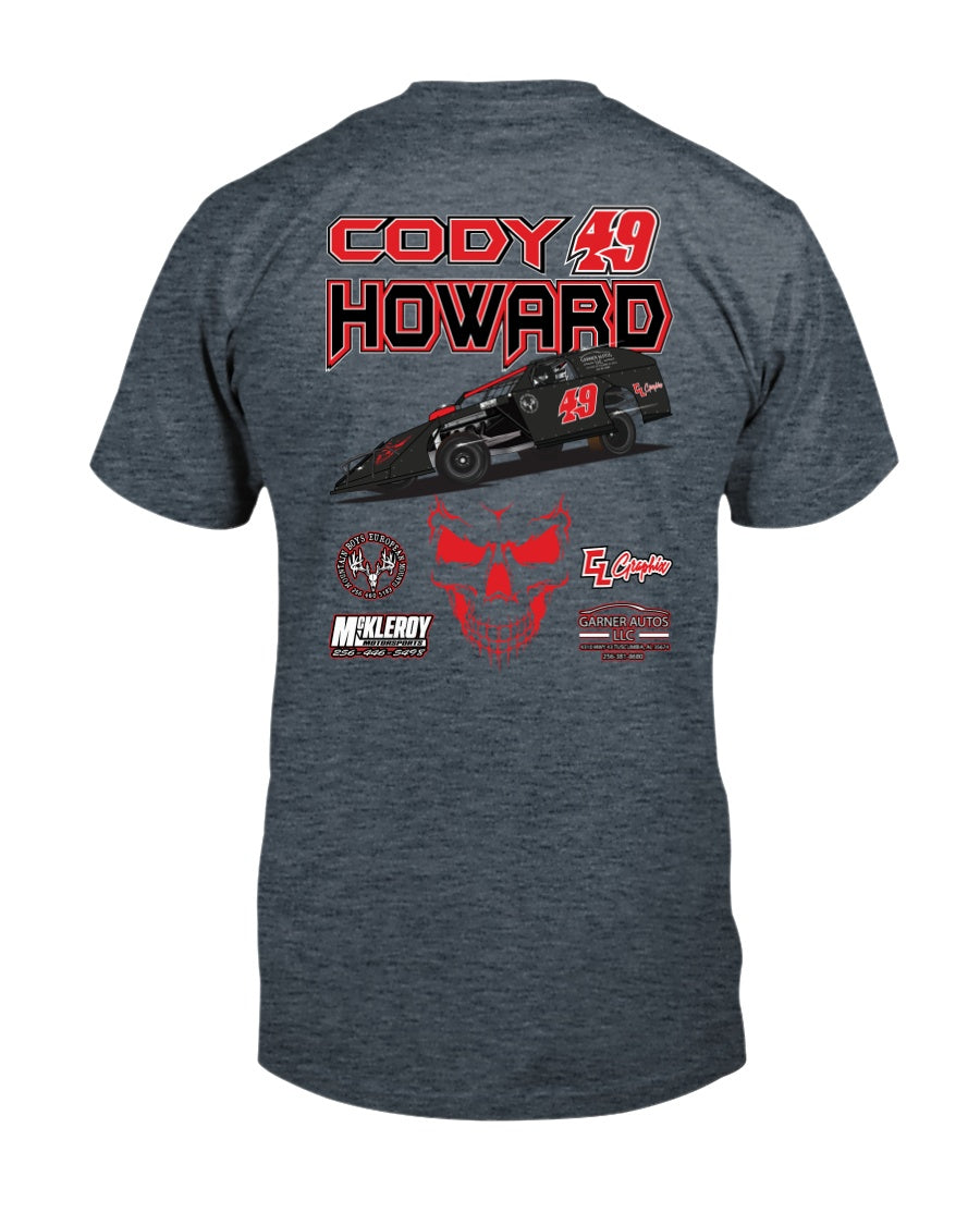 Cody Howard 2020 - Red Bomb Graphics - Custom Dirt Racing Shirts