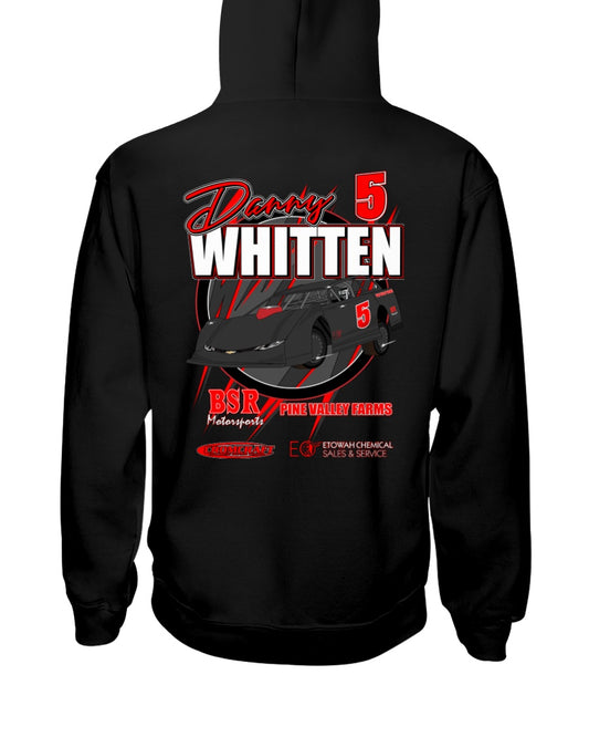 Danny Whitten 2020 Hoodie - Red Bomb Graphics - Custom Dirt Racing Shirts