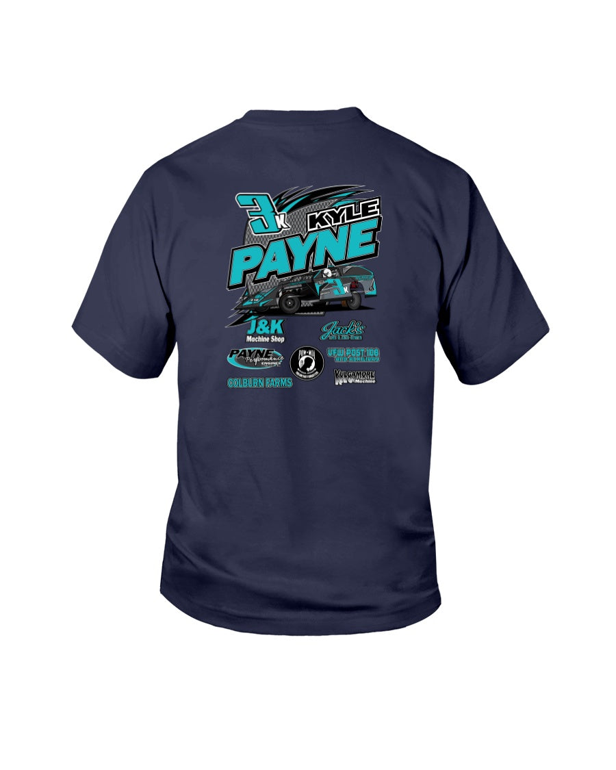 Kyle Payne 2020 V2 Youth - Red Bomb Graphics - Custom Dirt Racing Shirts