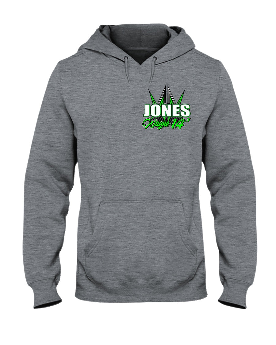 Wayne Jones 2020 Hoodie - Red Bomb Graphics - Custom Dirt Racing Shirts