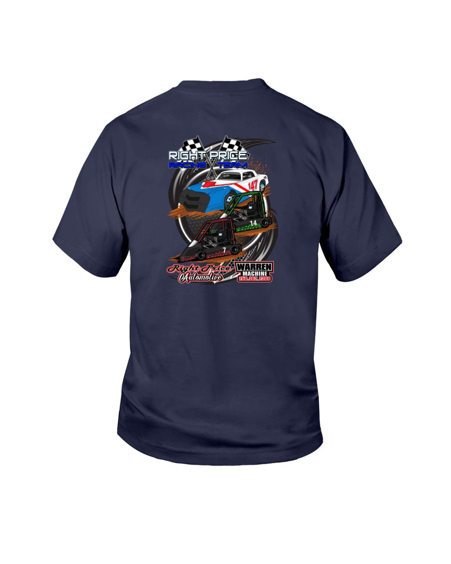 Right Price Racing Team 2020 Youth - Red Bomb Graphics - Custom Dirt Racing Shirts