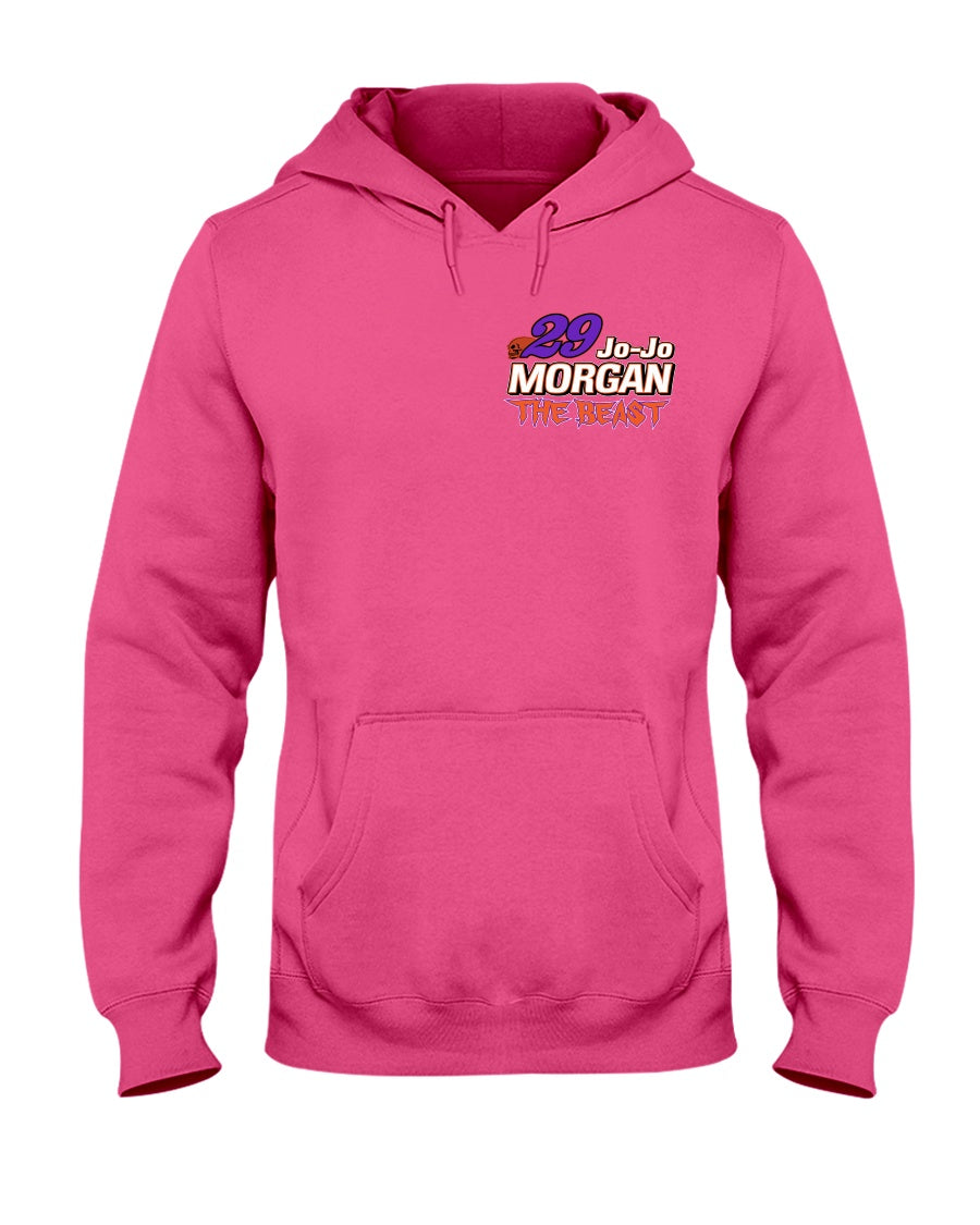 Jo-Jo Morgan 2020 Hoodie - Red Bomb Graphics - Custom Dirt Racing Shirts