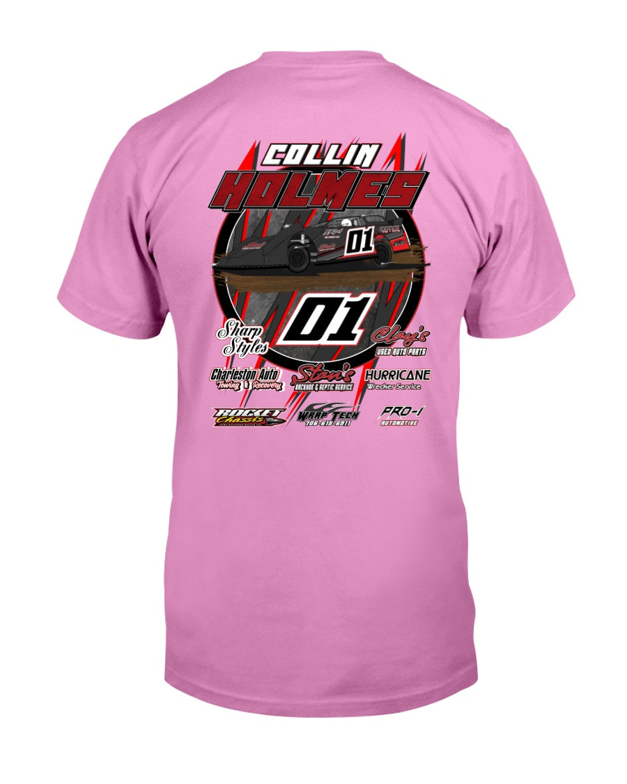 Collin Holmes 2020 - Red Bomb Graphics - Custom Dirt Racing Shirts