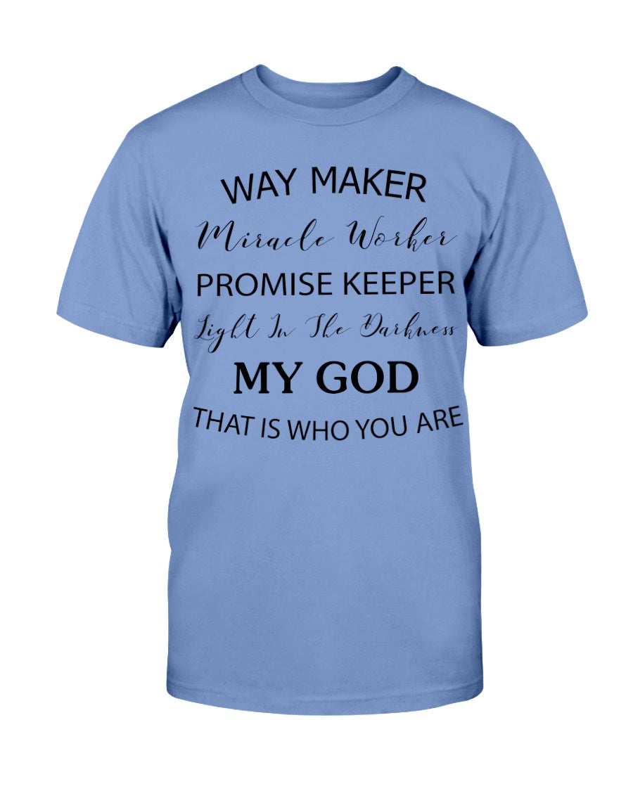 Way Maker Lyrics Shirt - Red Bomb Graphics - Custom Dirt Racing Shirts