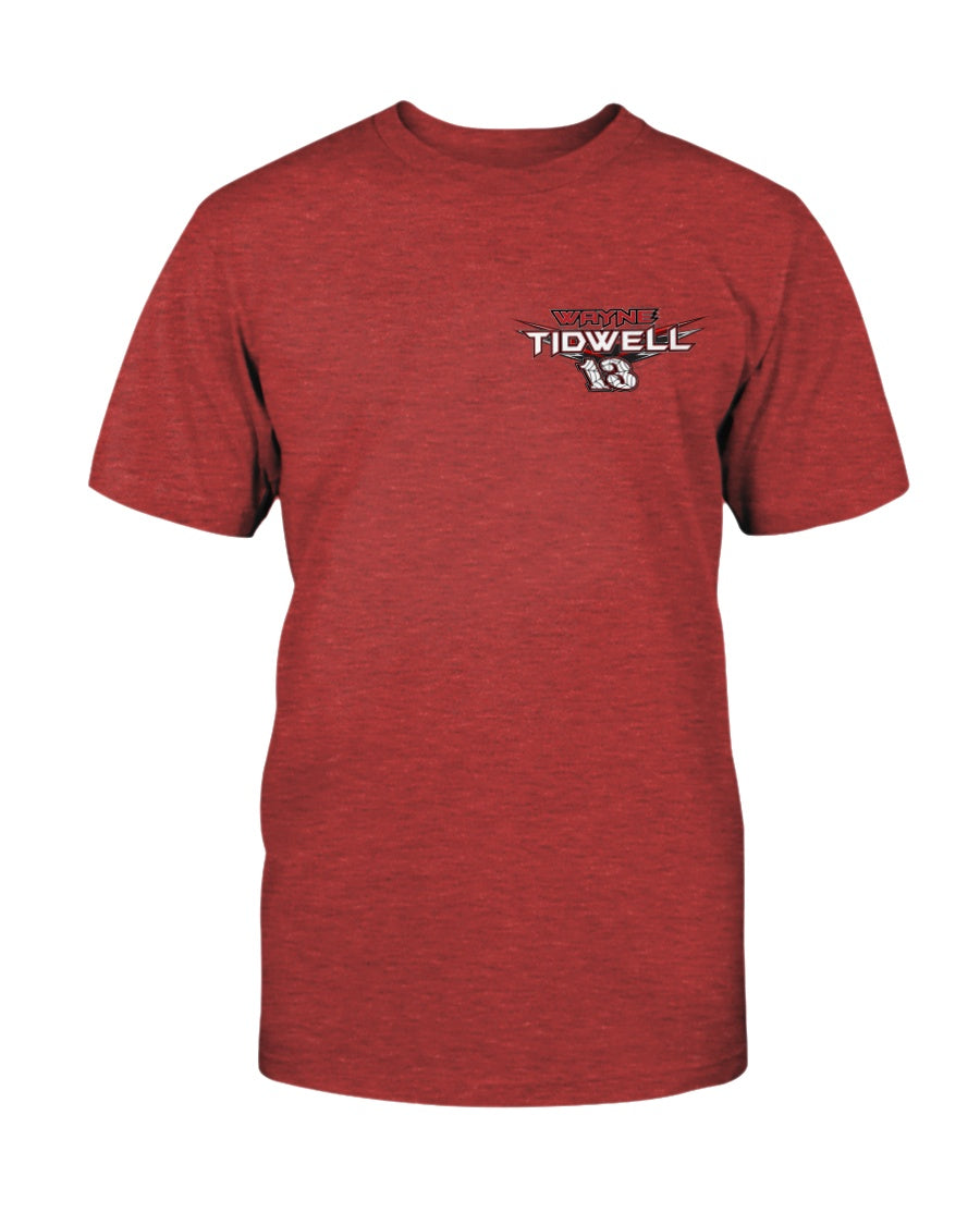 Wayne Tidwell 2020 - Red Bomb Graphics - Custom Dirt Racing Shirts