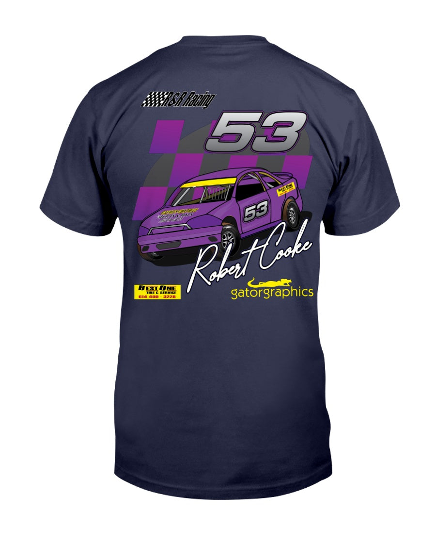 Robert Cooke 2020 - Red Bomb Graphics - Custom Dirt Racing Shirts