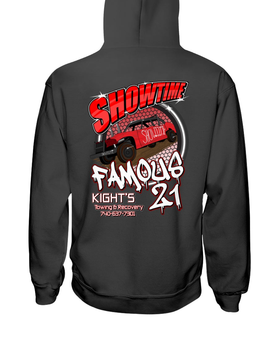 Showtime 2020 Hoodie - Red Bomb Graphics - Custom Dirt Racing Shirts