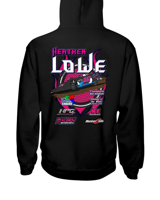 Heather Lowe 2020 Hoodie - Red Bomb Graphics - Custom Dirt Racing Shirts