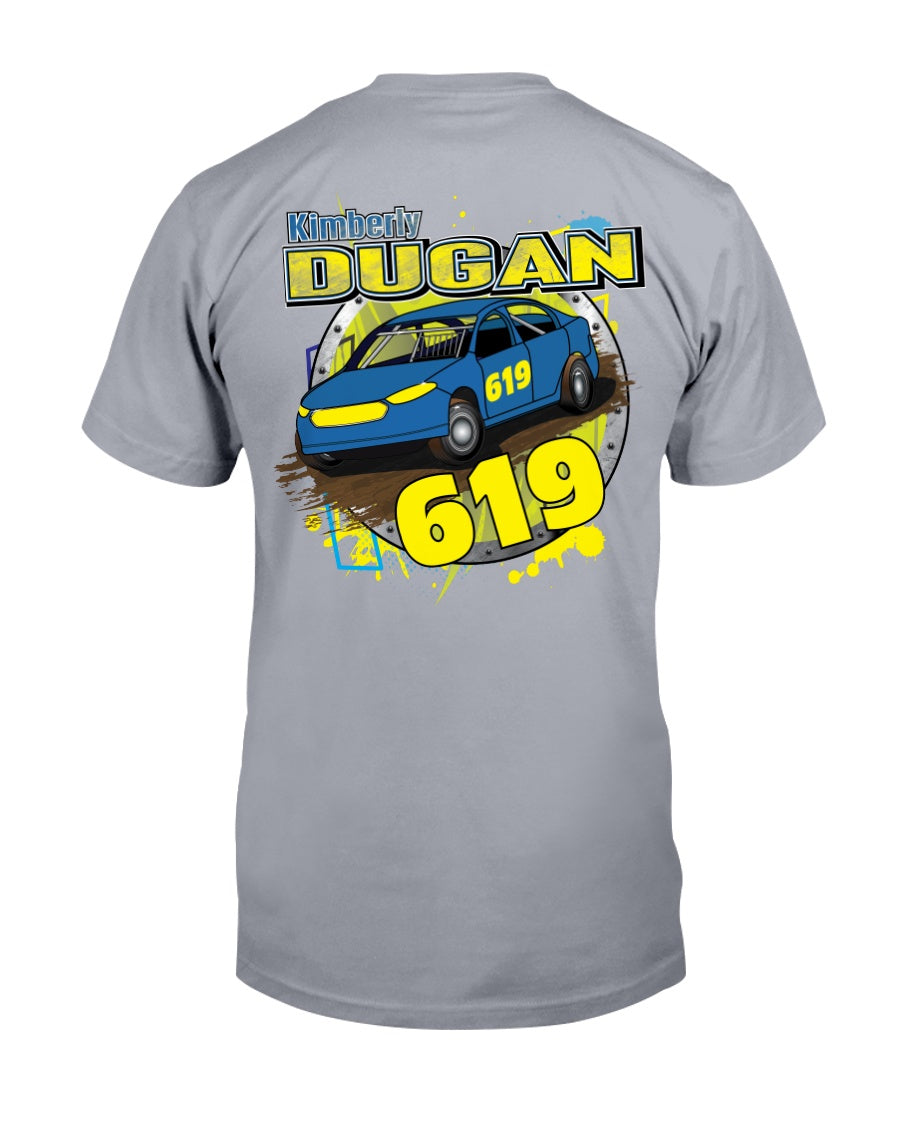 Kimberly Dugan 2020 - Red Bomb Graphics - Custom Dirt Racing Shirts