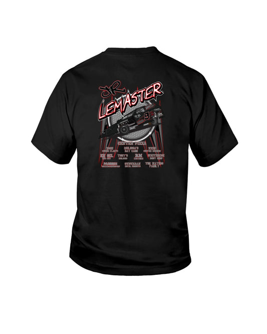 JR Lemaster 2020 Youth T - Red Bomb Graphics - Custom Dirt Racing Shirts